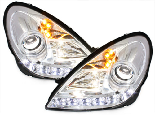 Mercedes SLK class R171 Hrom/Devil Eye farovi D2S Xenon 04-11